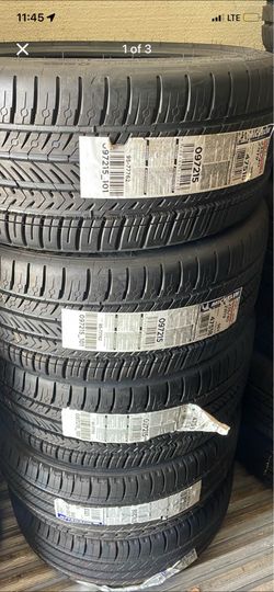 new tires 235/40/19 michelin primacy (contact info removed) $240  each plus tax if you need installation and balance will be extra $25 each tire