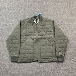 Carhartt Army Green Quilted Zipper Jacket
