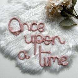 Wall Decor Nursery Playroom Rope Sign