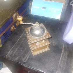 antique coffee grinder