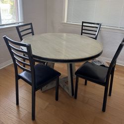 TABLE WITH CHAIRS