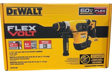 DEWALT FLEXVOLT 1-1/4 sds plus rotary hammer drill