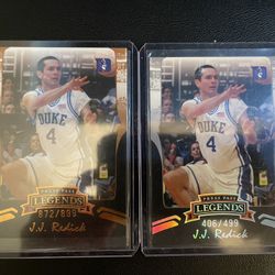 JJ Redick Duke Basketball Card Lot /499 & /899