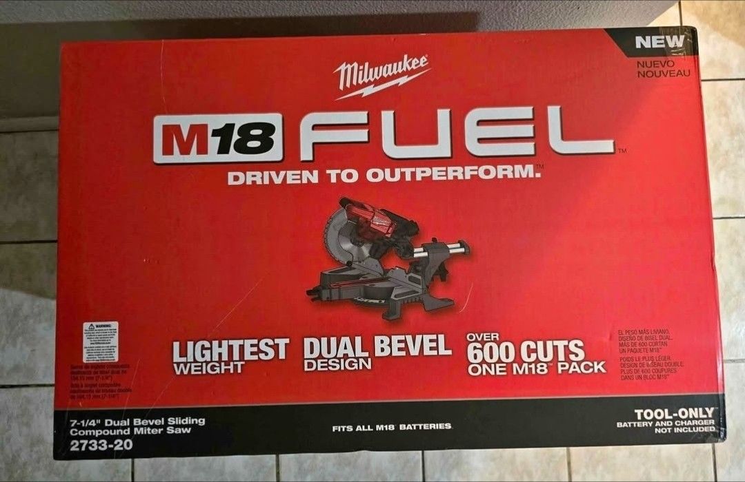 Milwaukee Fuel M18 7-1/4" Miter Saw ( TOOL Only)