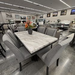7 PC DINING TABLE 