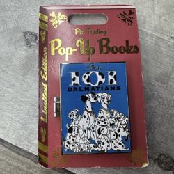 Disney Pin Pop Up Book 101 Dalmatians 