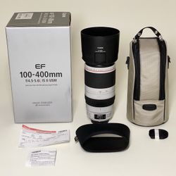Canon 100-400mm II IS USM zoom lens