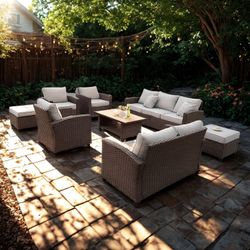 10-Seater Outdoor Patio Sectional Furniture Set