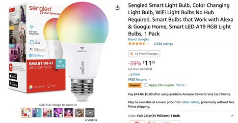 Sengled Smart Light Bulb