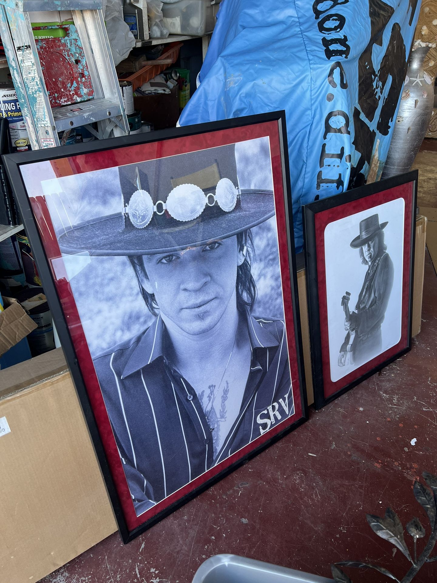 Stevie Ray Vaughn Framed Photos