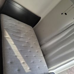 Ashley black frame and mattress