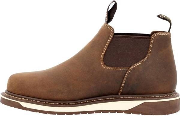 NEW SZ 11 Men Wide Georgia Work Boots Amp Lt Wedge Romeo Construction Boot Soft Toe Slip-on
4 Inches in height