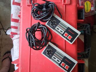 Two Nintendo Controllers