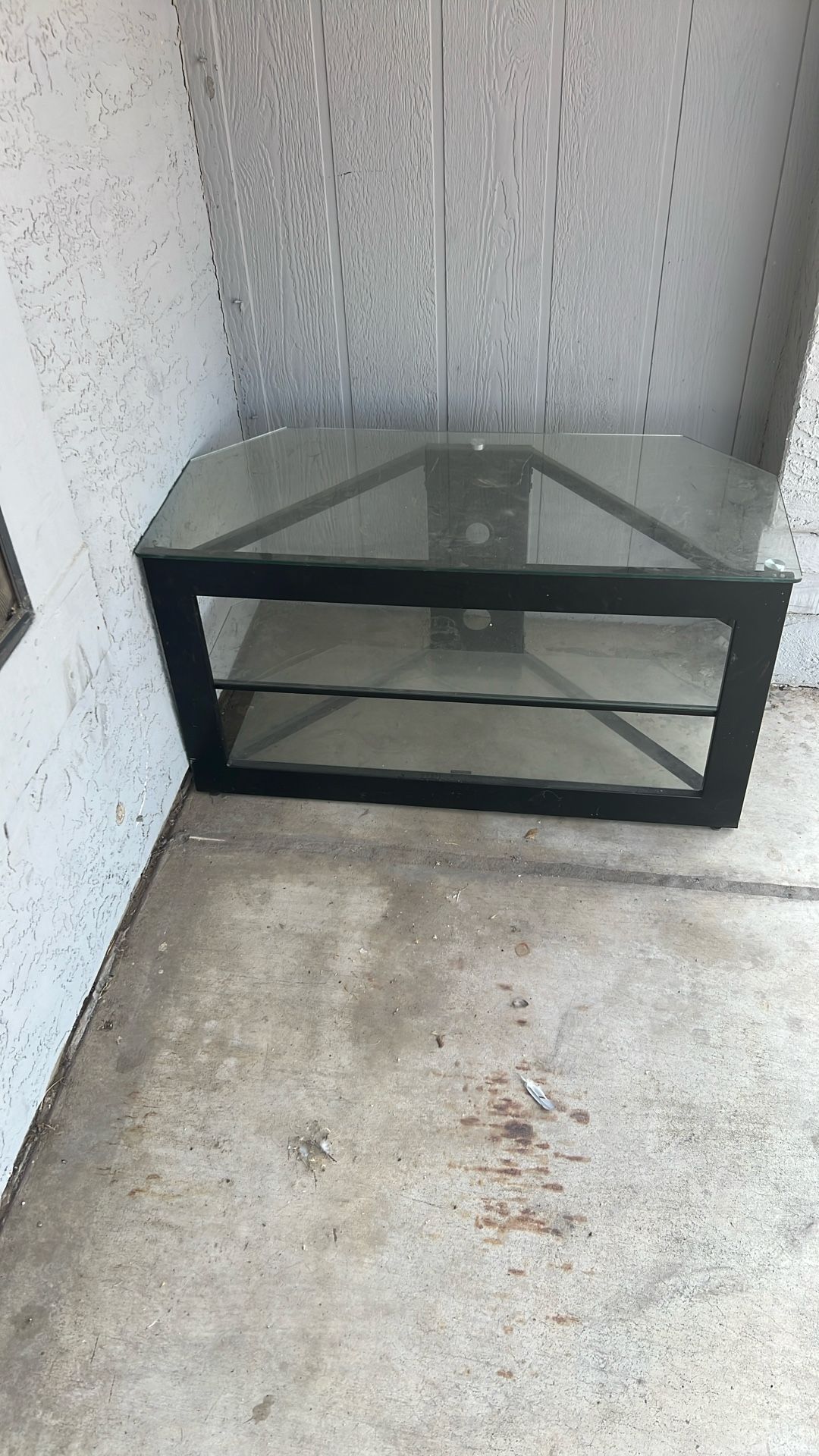 Glass Game Console Table