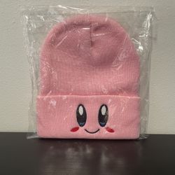 Kirby Beanie - NEW SEALED - Pink One Size Unisex - Nintendo Game Character