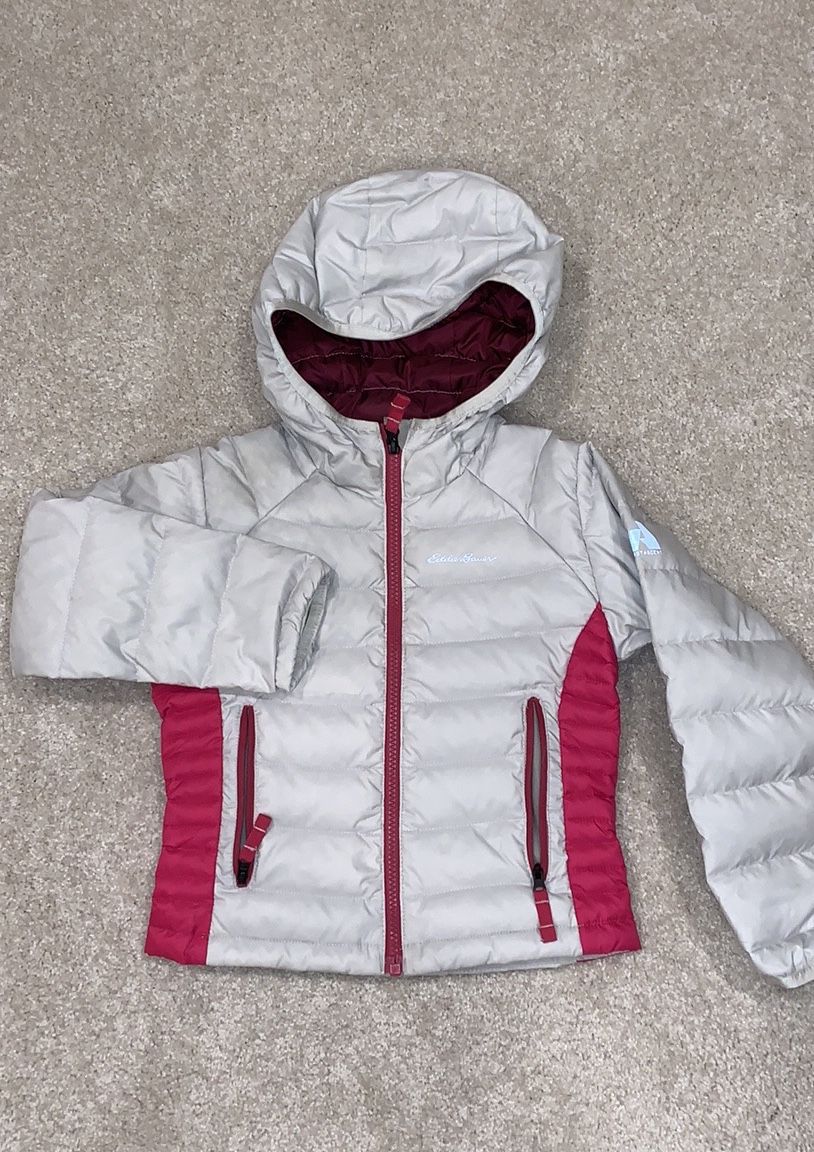 White Down Jacket For Girls (3-4 Yrs Old)