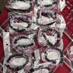 Plastic Pearl Bracelet Set