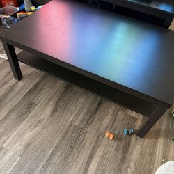 IKEA Black Coffee Table 