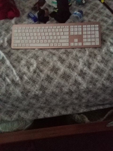 Rose Gold Wireless Keyboard .