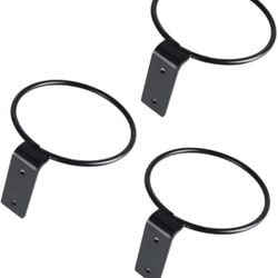3 Pack 7.5" Flower Pot Holder Ring Wall Mounted (works For Basketball Too)