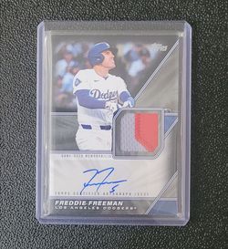 #/10 Auto game used Jersey Patch Freddie Freeman 2026 Topps Series 1 Dodgers 💙