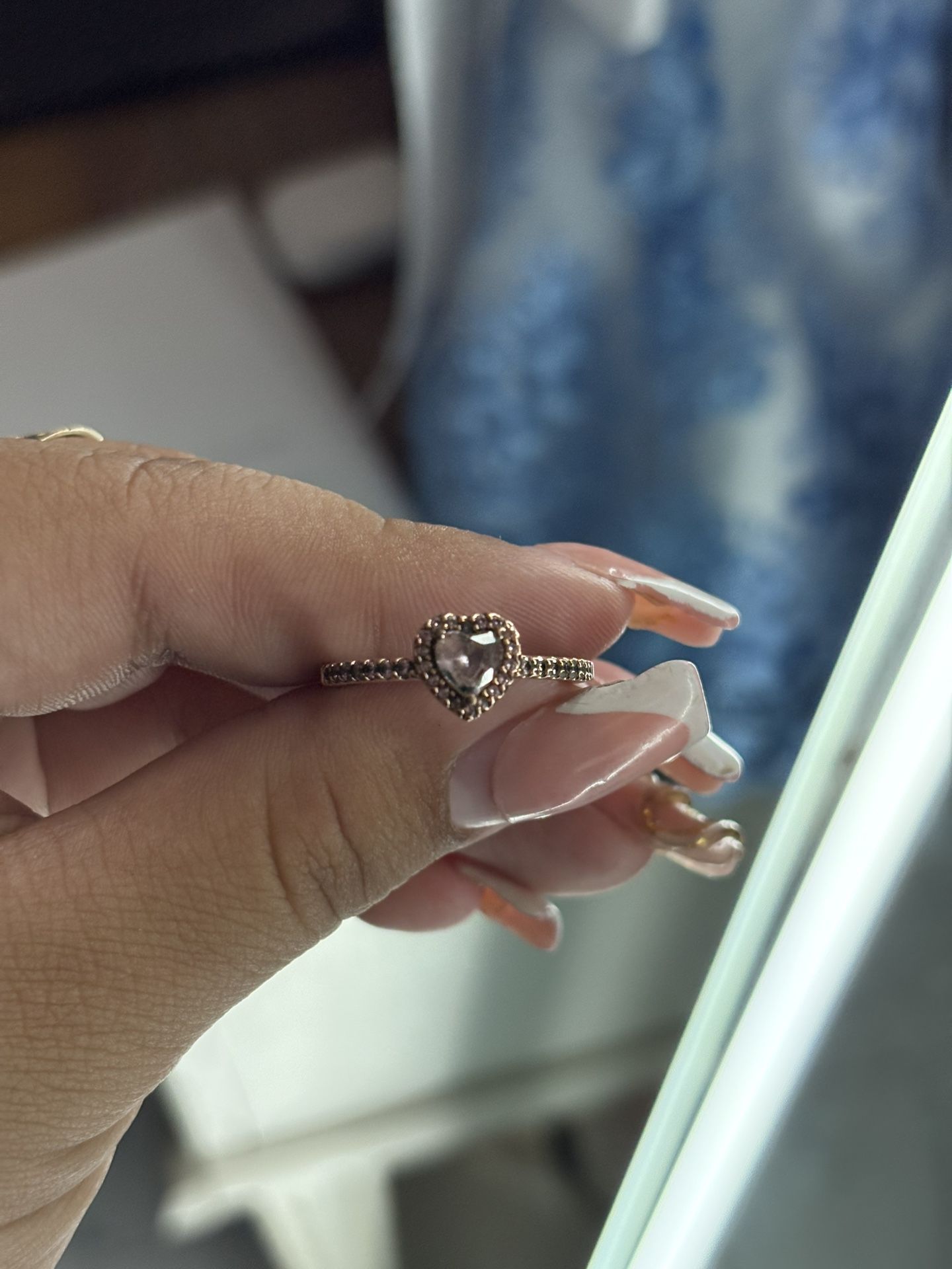 pandora pink promise ring