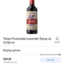 Syrup Torani 