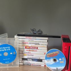 Red Nintendo Wii Bundle
