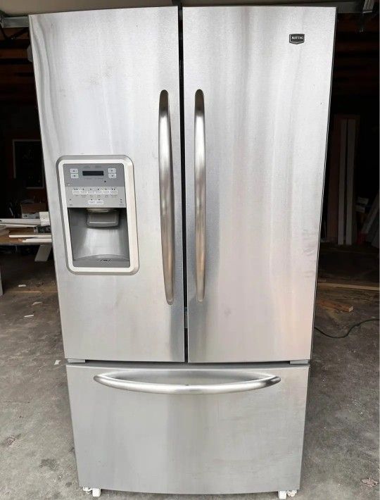 Maytag French Door Refrigerator Stainless Steel 