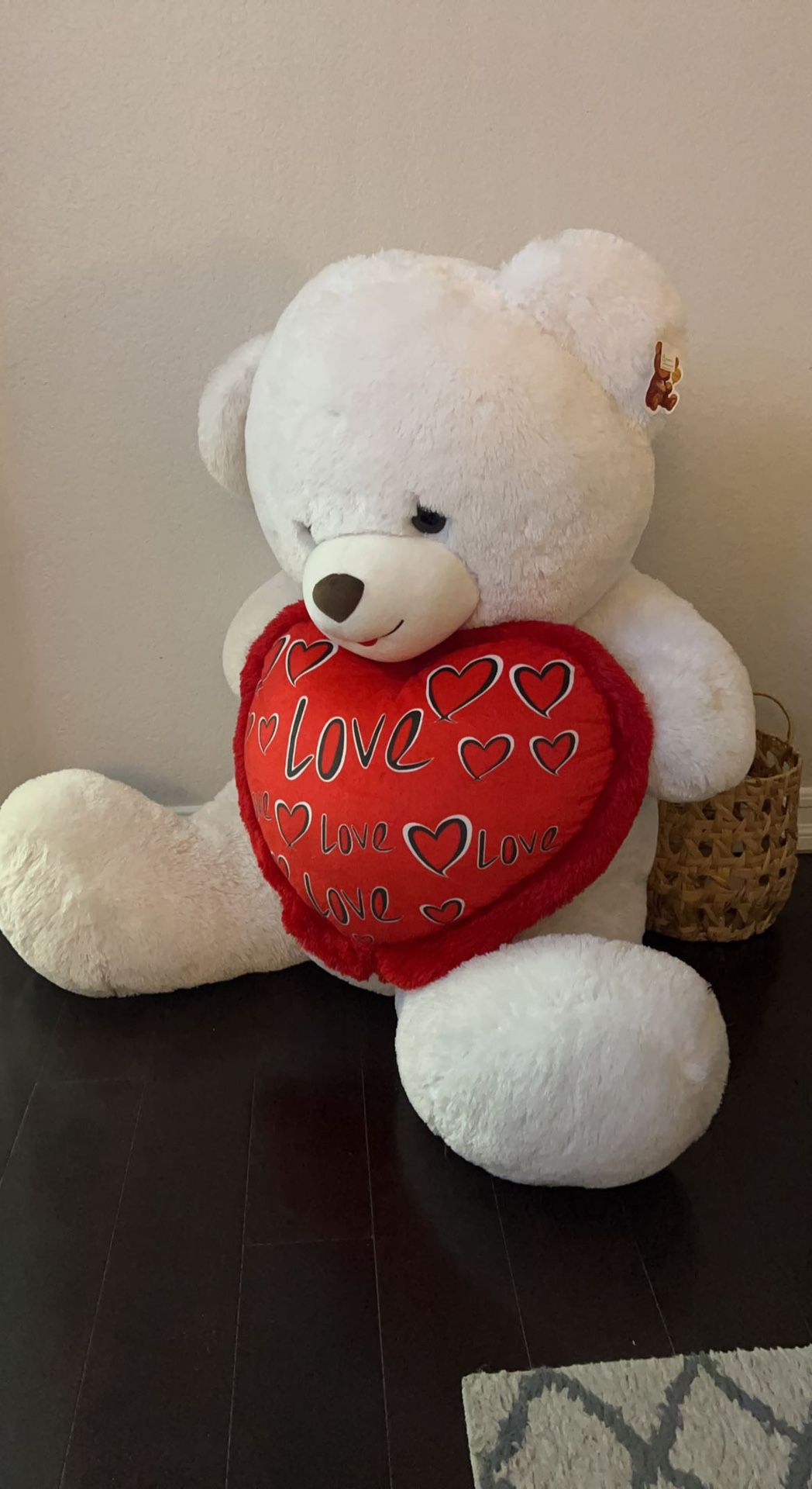 Giant Valentines Teddy Bear