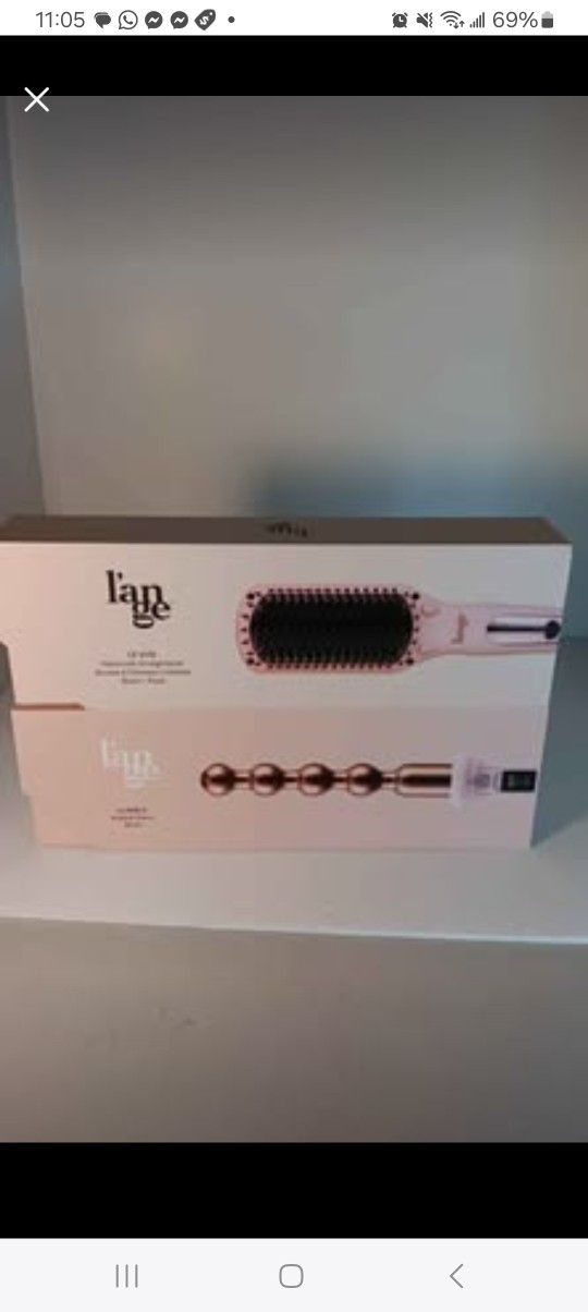 L'ANGE hairbrush straightener L'ANGE bubble Wand