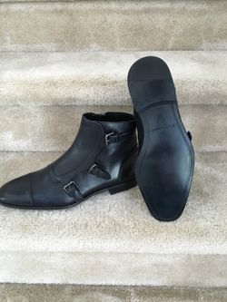 Navy Blue Zara ankle boots