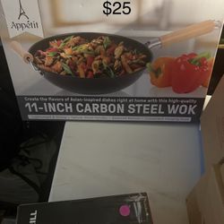 11-INCH CARBON STEEL WOK