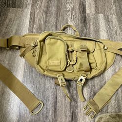 Fitdom Tactical Sling Bag for Men.