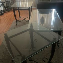 Glass Table Set