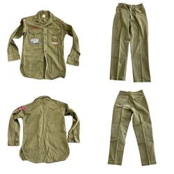 Vintage 1960's Boy Scouts Of America Uniform + Patches