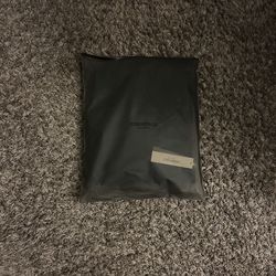 black essential hoodie