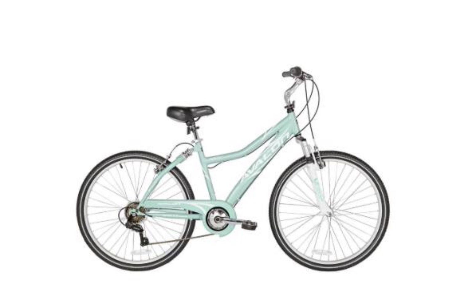 26 Avalon Comfort Hybrid, Full Suspension Bike, Mint Green, ASSEMBLED