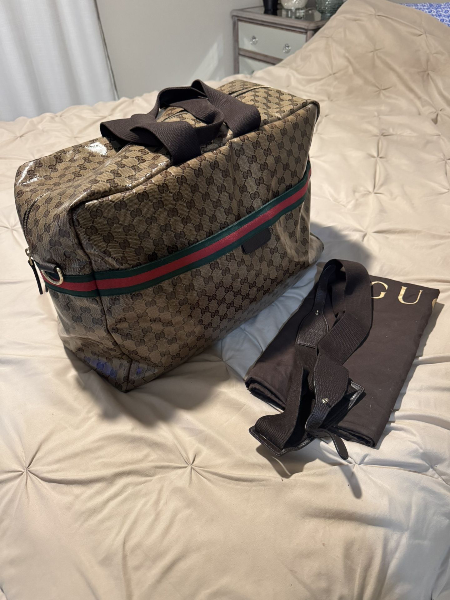 Gucci Duffle Bag Patent Leather
