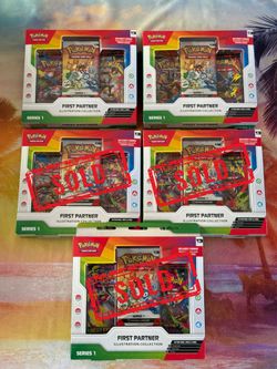 Pokemon First Partner Illustration Collection Series 1