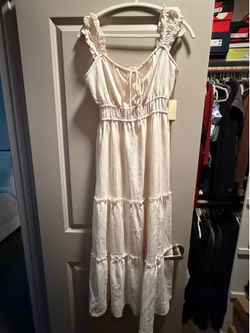 White ivory dress