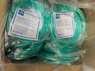 7’ Green Crush Resistant Oxygen Tubing 44 pieces