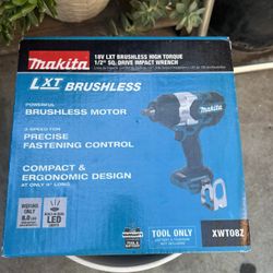 Makita 18V LXT Lithium-lon Brushless Cordless High Torque 1/2 in. 3-Speed Drive Impact Wrench (Tool-Only)