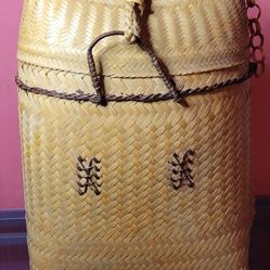 Phillipines Straw Backpack