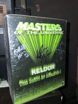 SDCC He man Master Of Universe Signed  Keltor Rare