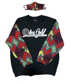 Crewneck with face mask