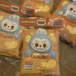 *RARE* Labubu Wacky Mart Pillow - Chips