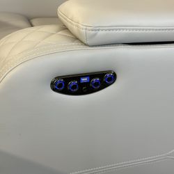 Sectional LED Recliner with Speaker