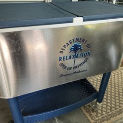 Tommy Bahama 77 Quart Rolling Party Cooler