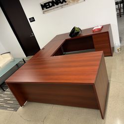 U-Shaped Executive Desk
